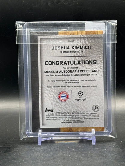 2023-24 Topps Museum UCC Joshua Kimmich FC Bayern München Patch Auto 40/50
