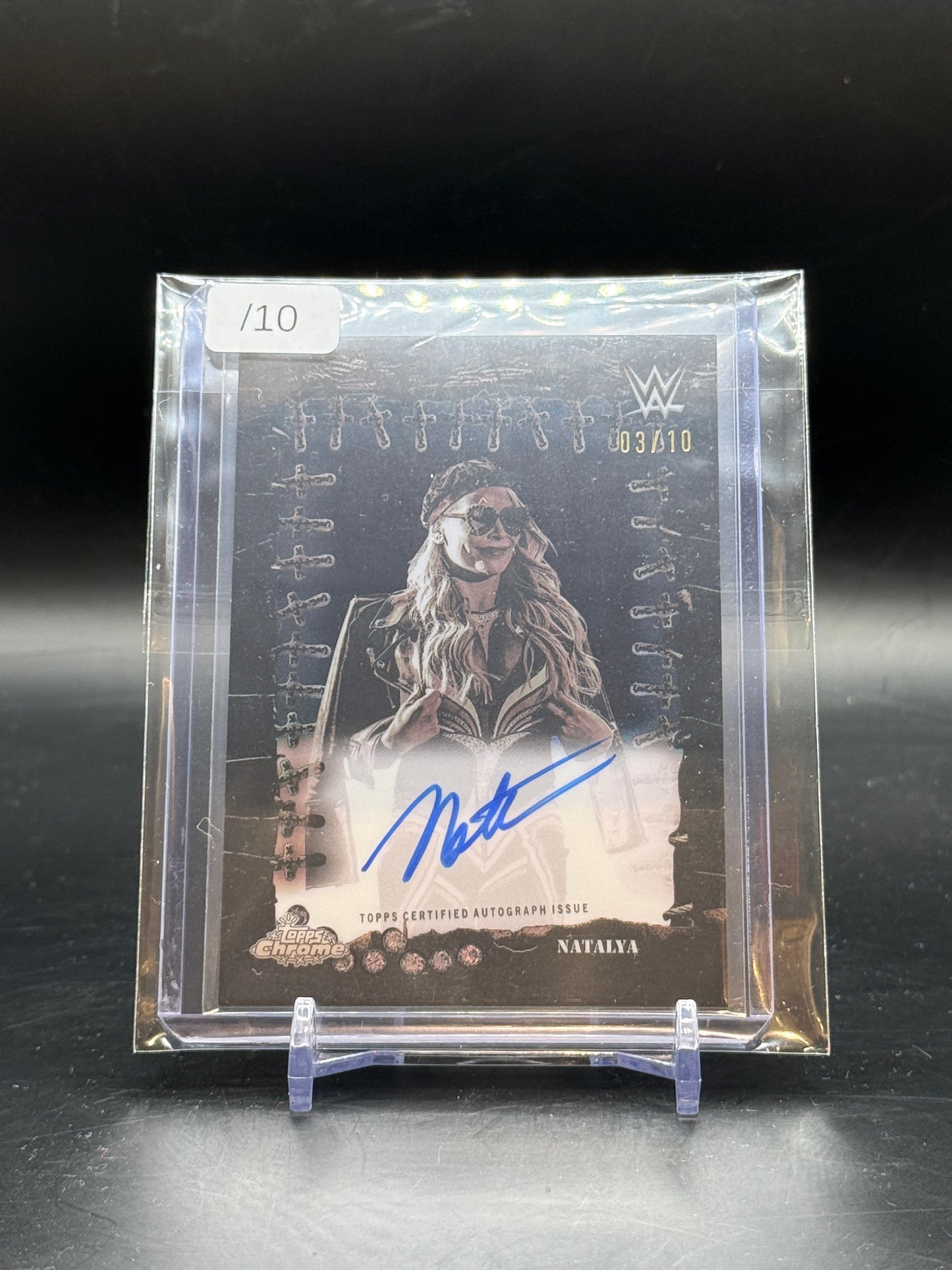 2025 Topps Chrome WWE X Cactus Jack Natalya Auto 3/10