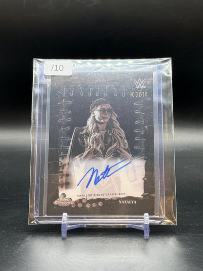 2025 Topps Chrome WWE X Cactus Jack Natalya Auto 3/10