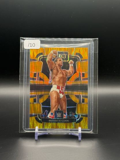 2024 Panini Select WWE British Bulldog Gold 10/10