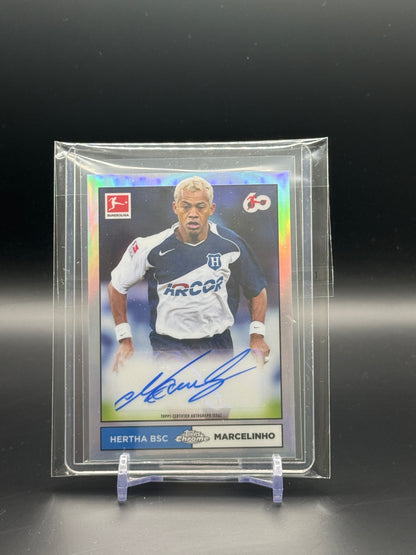 2023-24 Topps Chrome Bundesliga Marcelinho Hertha BSC Refractor Auto