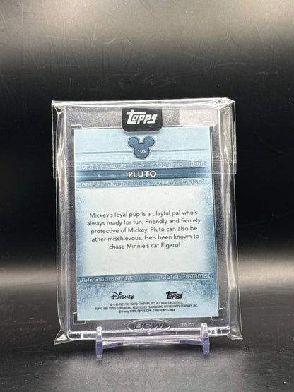 2025 Topps Disney Chrome Pluto #105 3/5