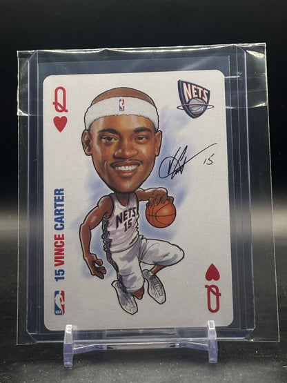 2006 All Pro Sports Cards Vince Carter Brooklyn Nets Hearts Queen