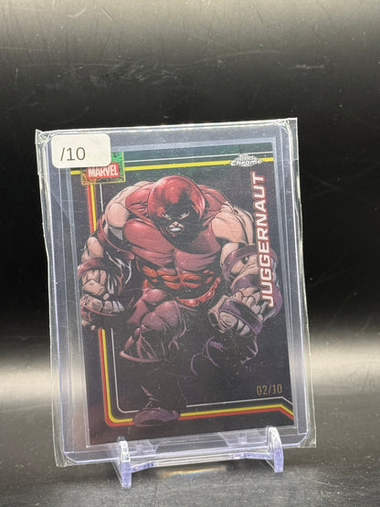 2026 Topps Chrome Marvel Juggernaut 02/10