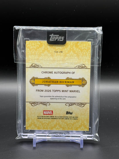 2026 Topps Mint Marvel Jonathan Hickman Auto