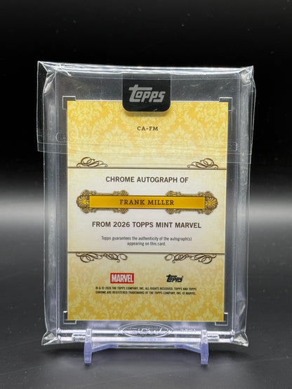 2026 Topps Mint Marvel Frank Miller Auto