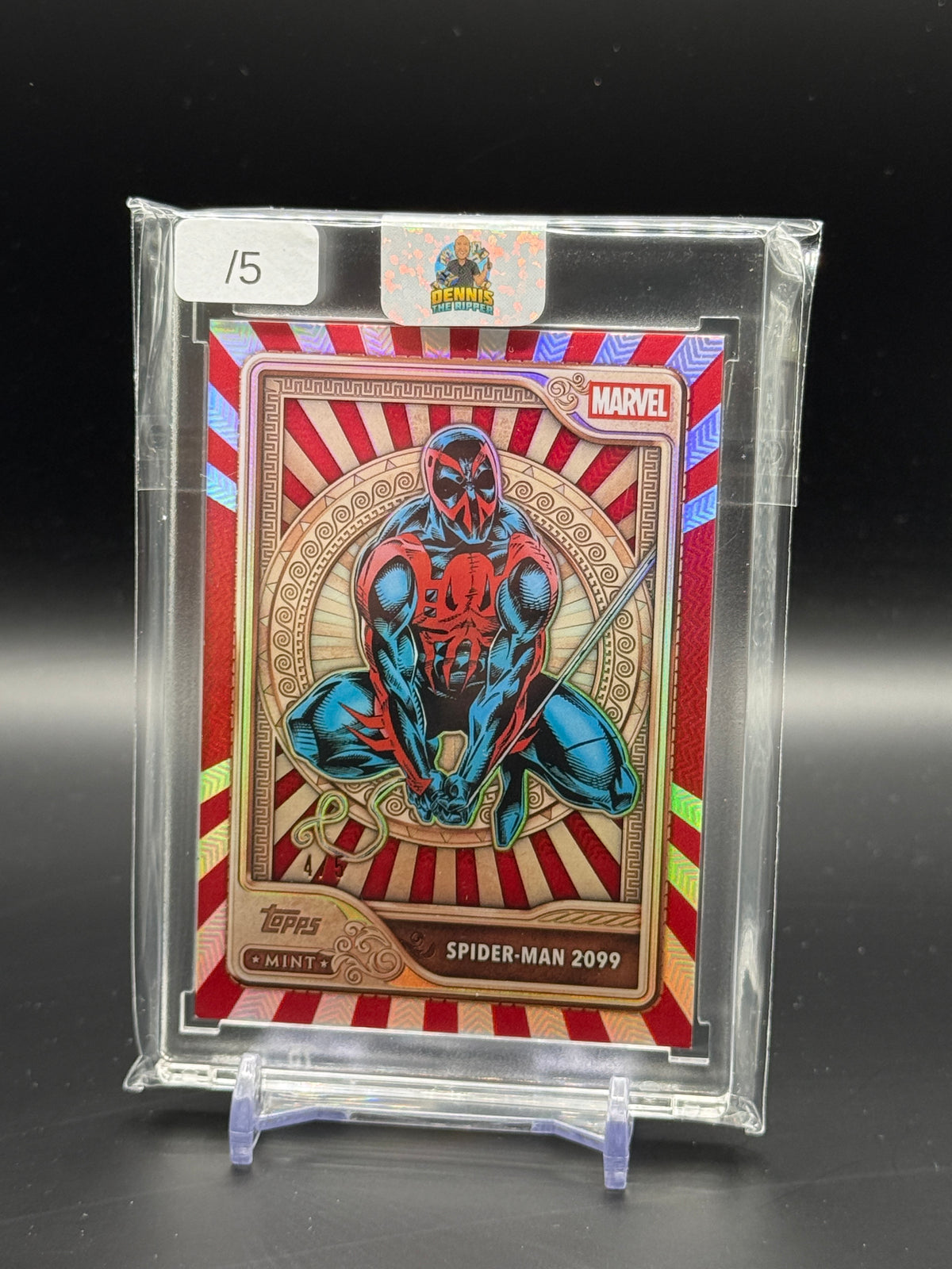 2026 Topps Mint Marvel Spider-Man 2099 Red 4/5