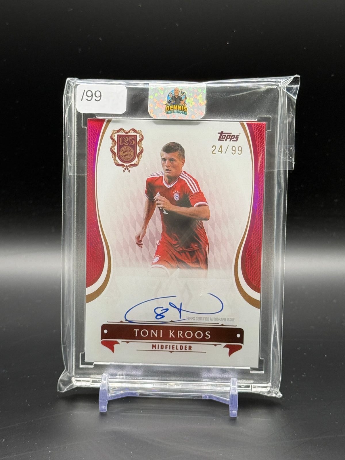 2024-25 Topps FC Bayern München 125 Years Toni Kroos Auto 24/99