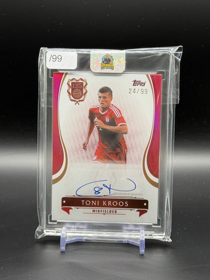 2024-25 Topps FC Bayern München 125 Years Toni Kroos Auto 24/99