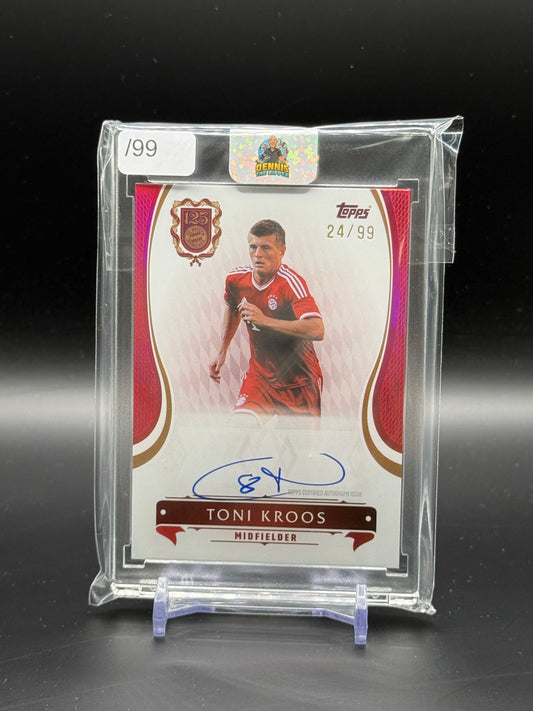 2024-25 Topps FC Bayern München 125 Years Toni Kroos Auto 24/99