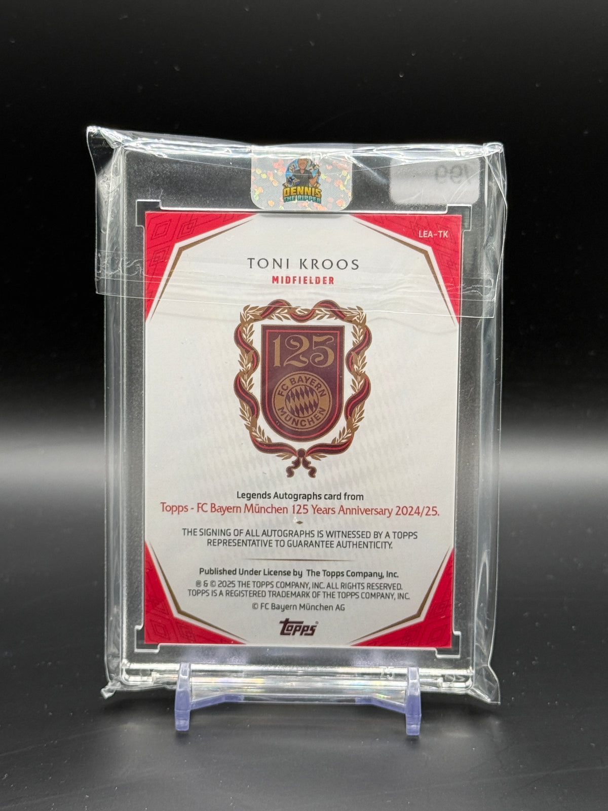 2024-25 Topps FC Bayern München 125 Years Toni Kroos Auto 24/99