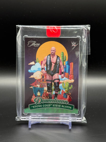 2024 Panini Three Count WWE Stone Cold Steve Austin Downtown