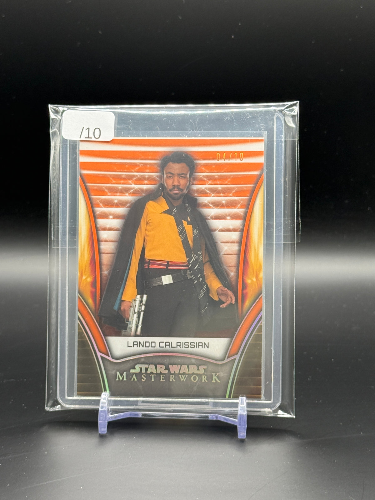 2025 Topps Masterworks Star Wars Lando Calrissian Orange 04/10