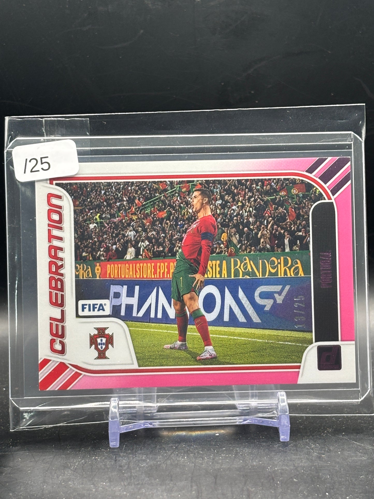 2023-24 Panini Donruss Soccer Cristiano Ronaldo Portugal Celebration 13/25