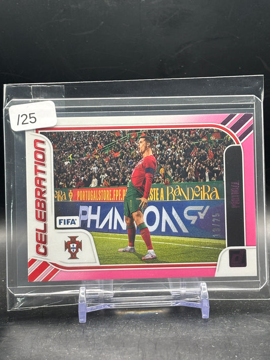2023-24 Panini Donruss Soccer Cristiano Ronaldo Portugal Celebration 13/25
