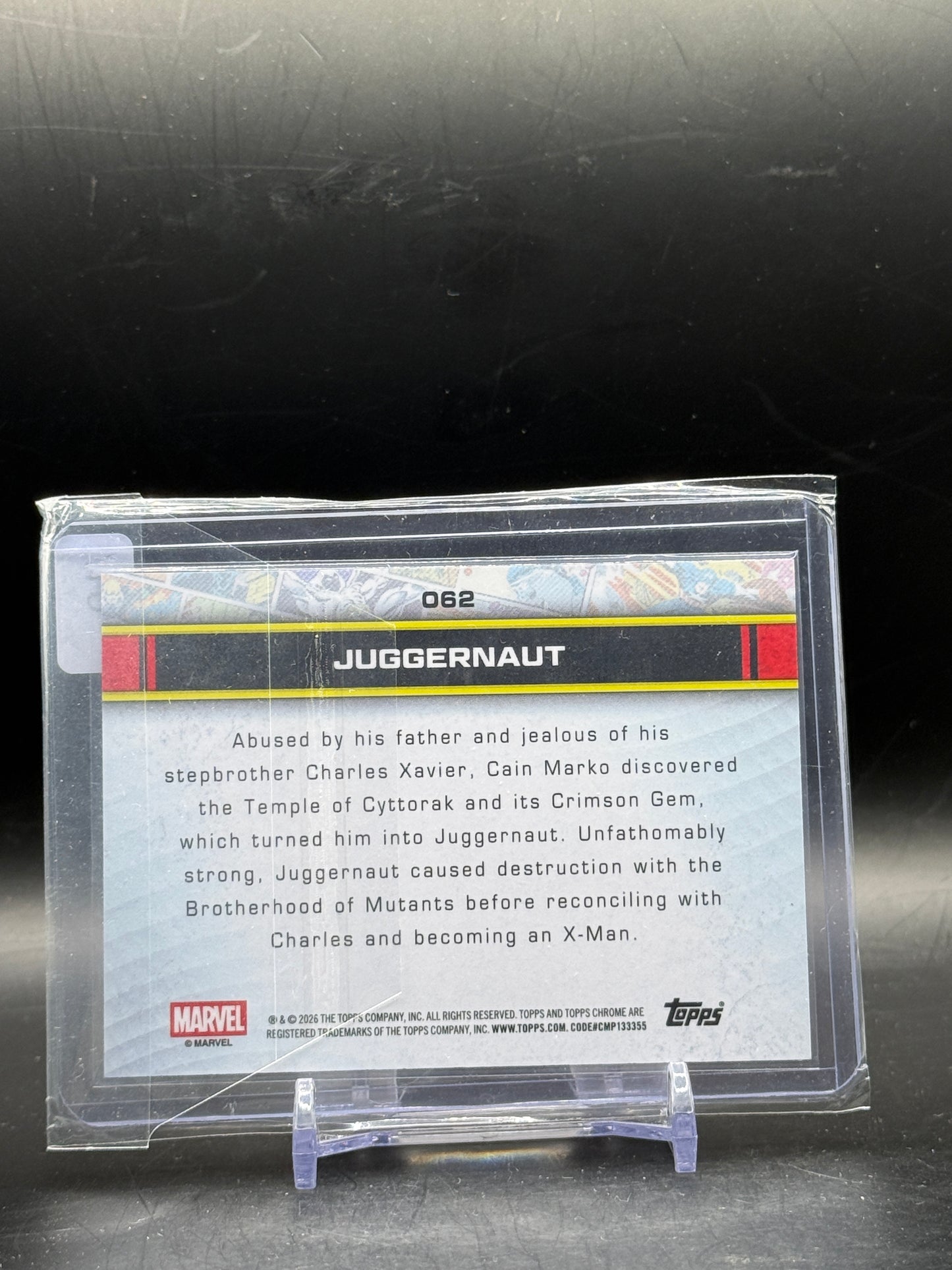 2026 Topps Chrome Marvel Juggernaut 02/10