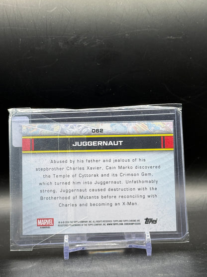2026 Topps Chrome Marvel Juggernaut 02/10