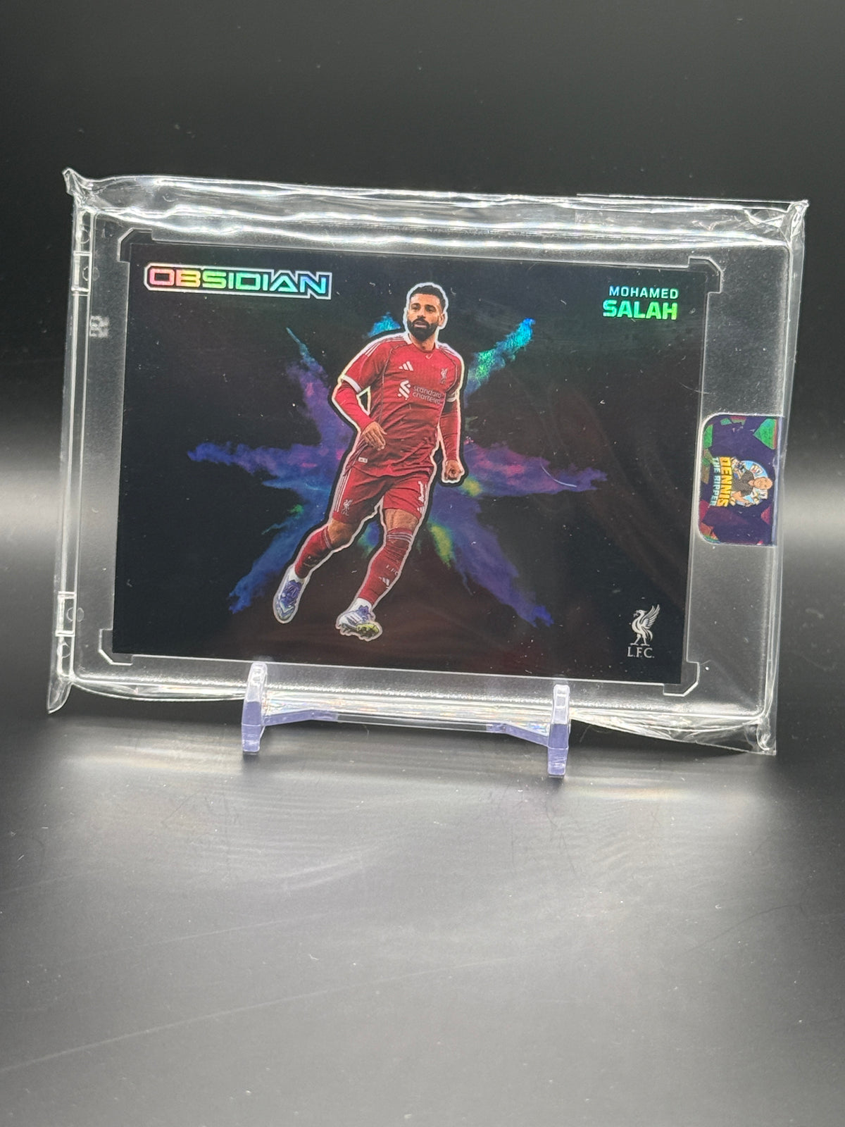 2025-26 Panini Obsidian Soccer Mohamed Salah Liverpool FC Color Blast
