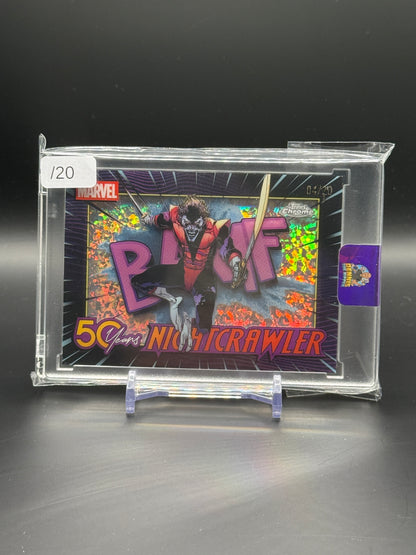 2025 Topps Chrome Marvel Nightcrawler 50 Years 04/20