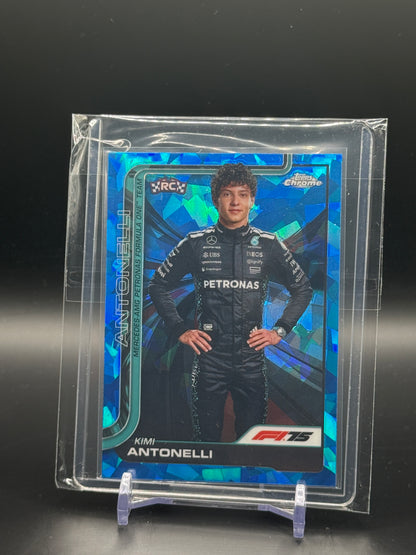 2025 Topps Chrome Sapphire F1 Kimi Antonelli Mercedes AMG