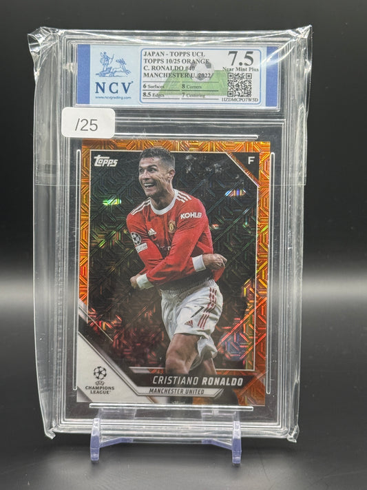 2022 Topps Topps UCC Japan Cristiano Ronaldo  Manchester United Orange Mojo 10/25 NCV 7,5 11ZDMCPO7W5D