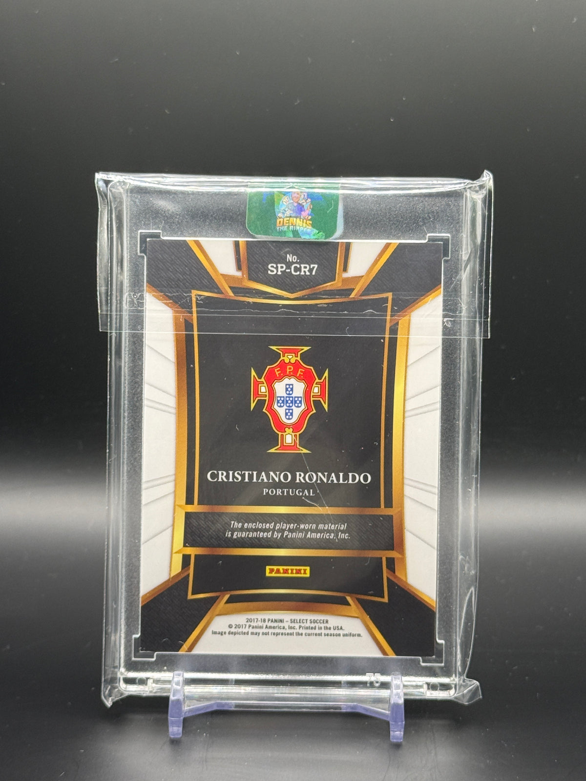 2017-18 Topps Select Soccer Christiano Ronaldo Portugal Patch
