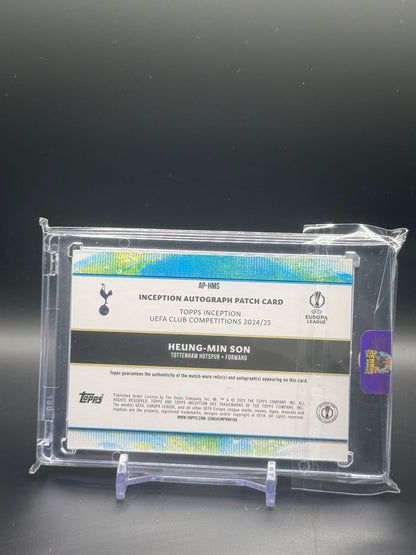 2024-25 Topps Inception UCC Heung-Min Son Tottenham Hotspur Purple Patch Auto 18/25