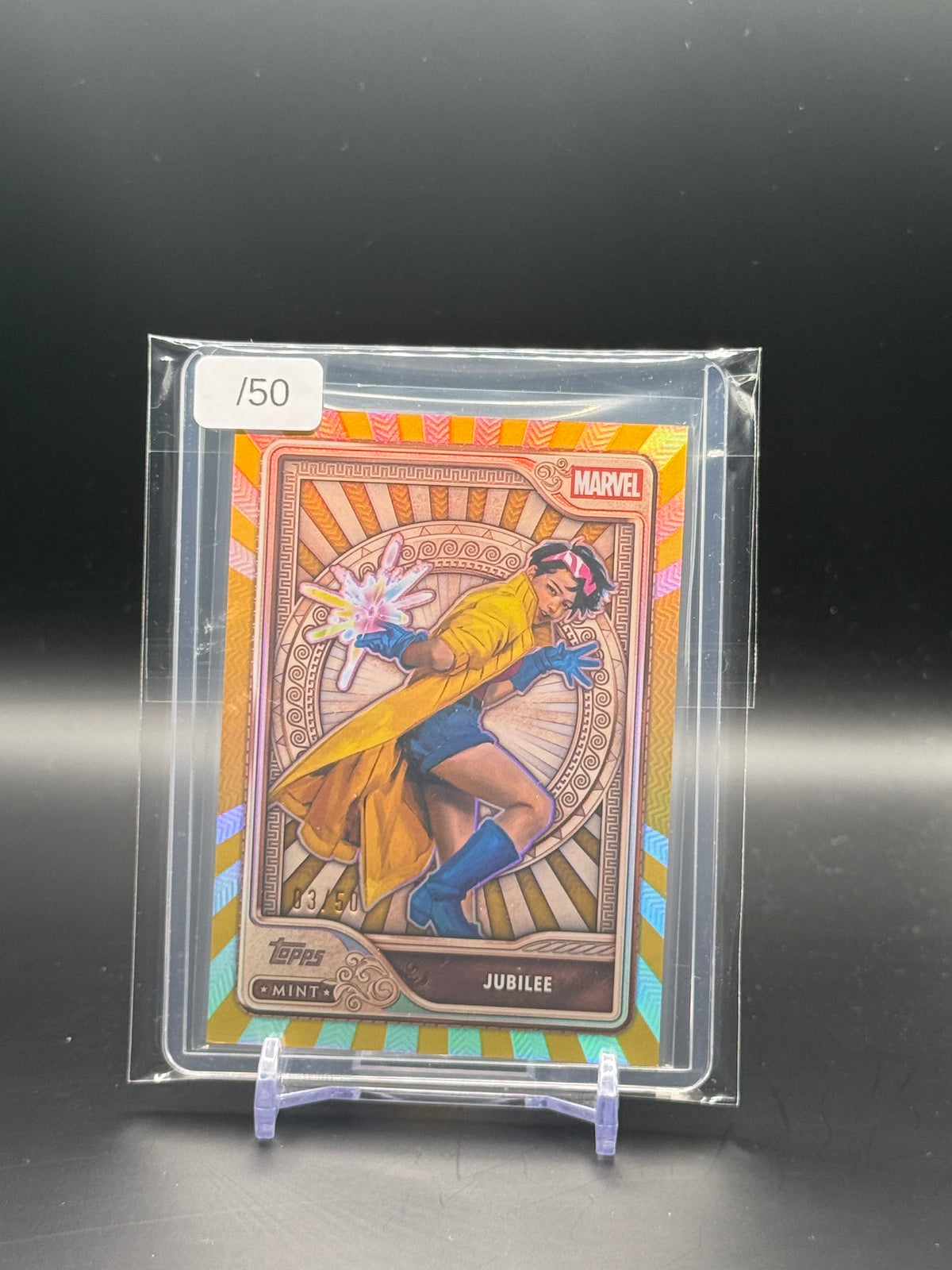 2026 Topps Mint Marvel Jubilee Gold 03/50