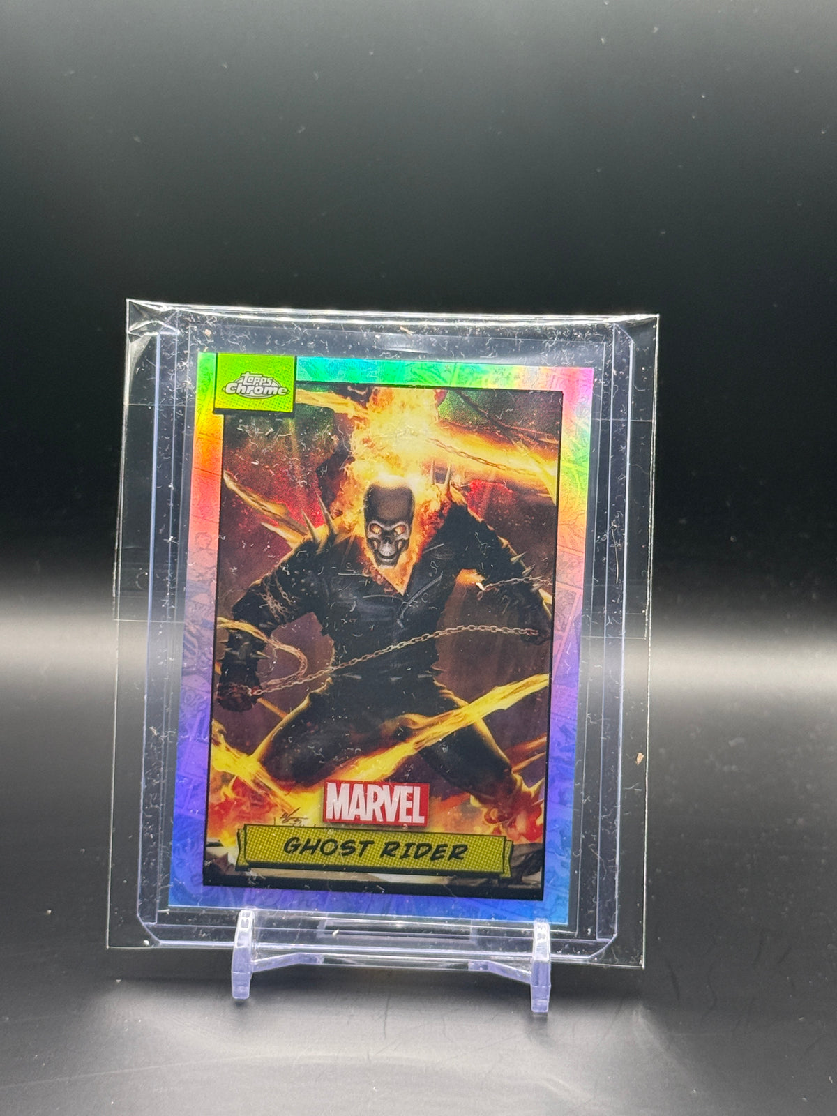 2024 Topps Chrome Marvel Ghost Rider Refractor