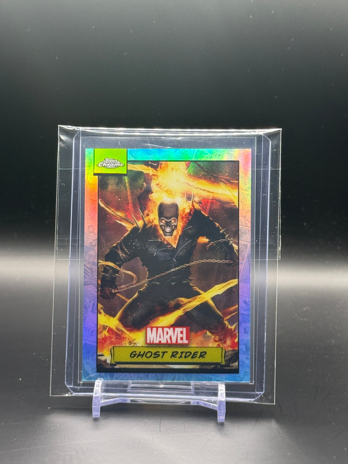 2024 Topps Chrome Marvel Ghost Rider Refractor