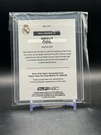 2025-26 Topps Team Set Real Madrid Mesut Özil Bona Fide Auto 78/99