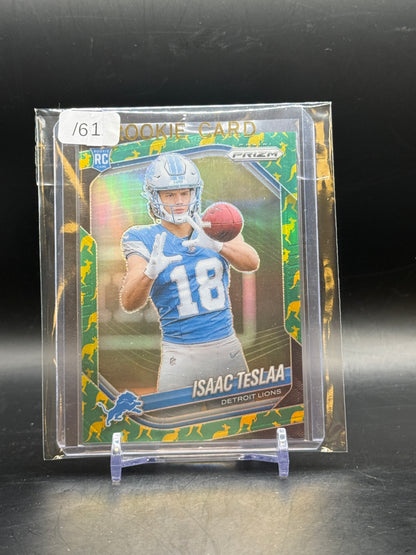 2025 Panini Prizm NFL Isaac Teslaa Detroit Lions Kangaroo 30/61
