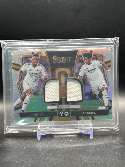 2024-25 Panini Select La Liga Vini Jr & Endrick Real Madrid C.F Patch
