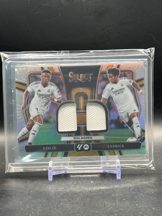 2024-25 Panini Select La Liga Vini Jr & Endrick Real Madrid C.F Patch