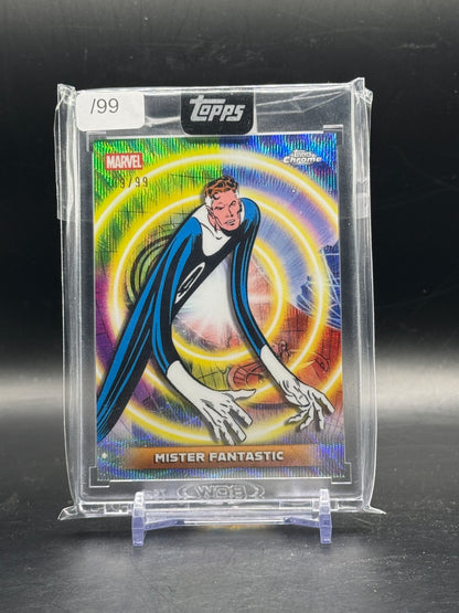 2026 Topps Marvel Mint Mister Fantastic Refractor 09/99