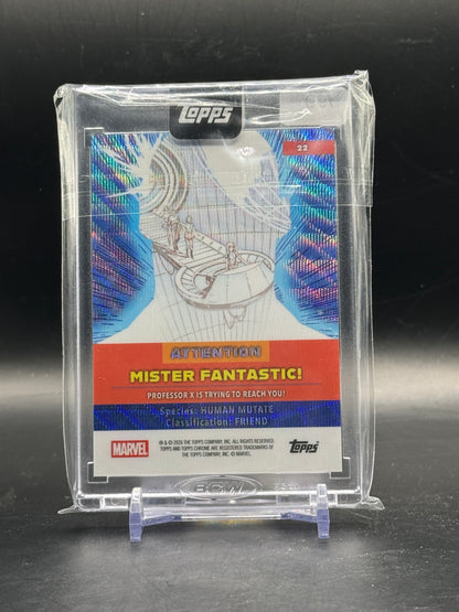 2026 Topps Marvel Mint Mister Fantastic Refractor 09/99
