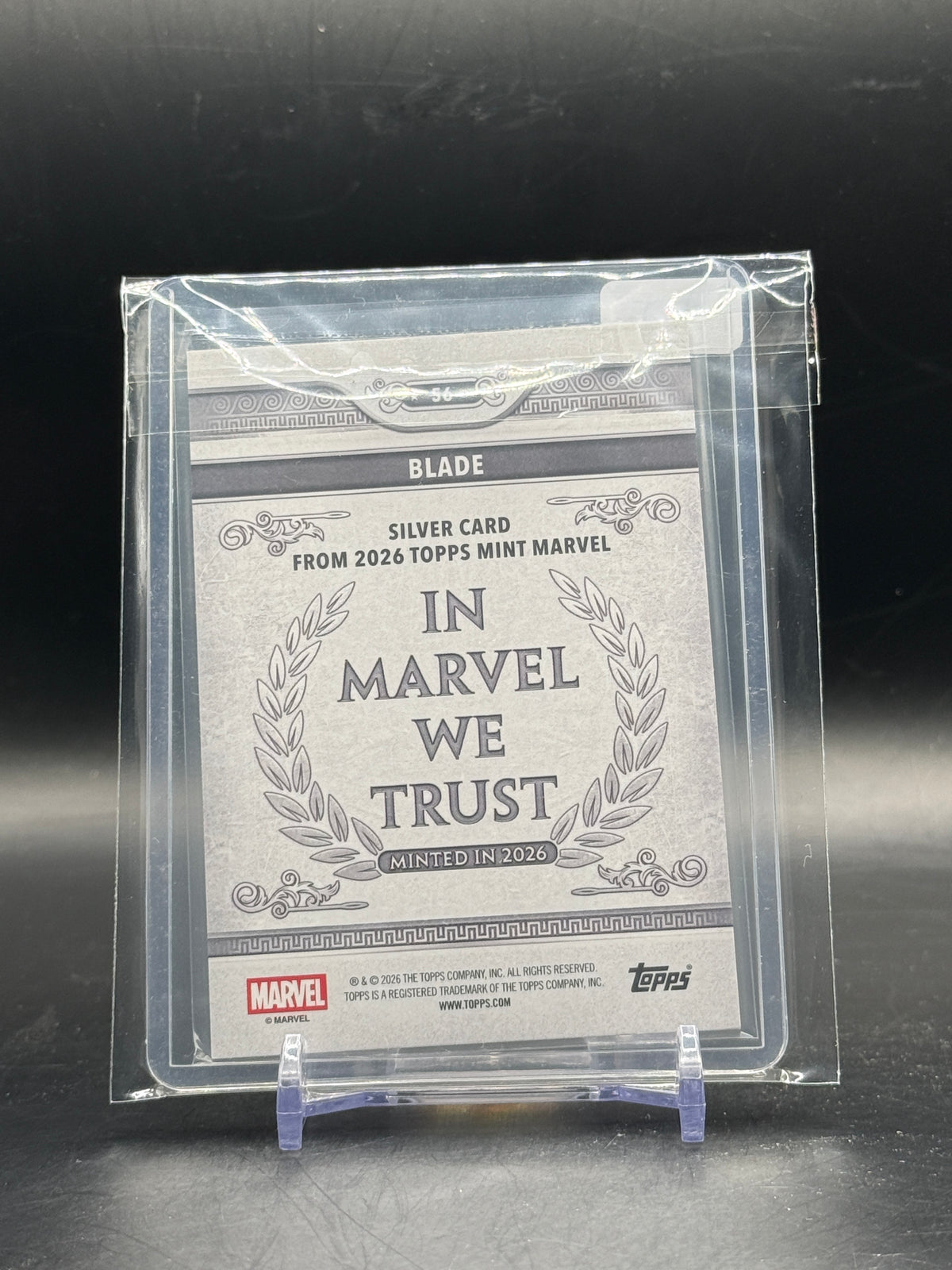 2026 Topps Marvel Mint Blade Blue Foile 60/100