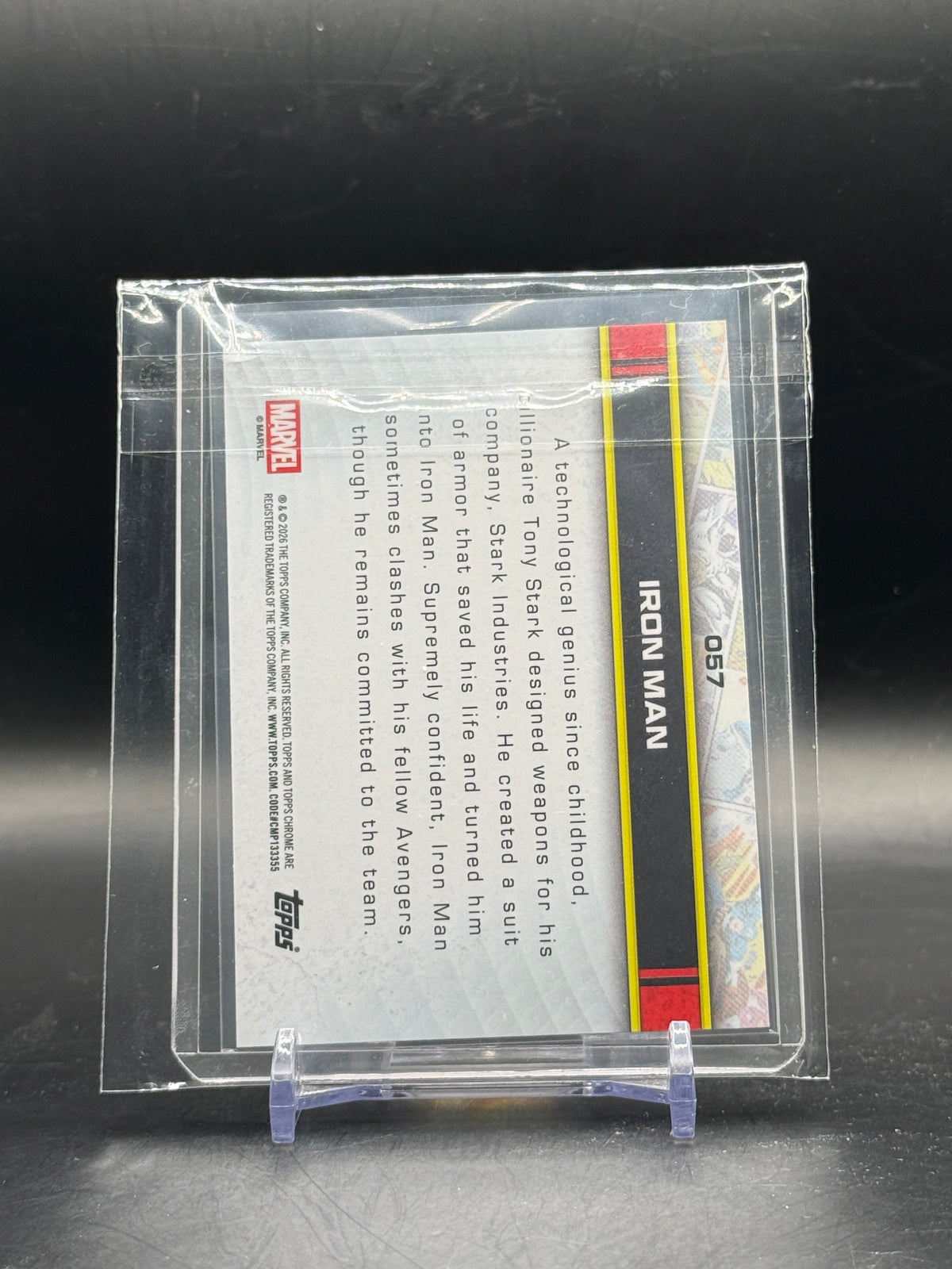 2026 Topps Marvel Chrome Sapphire Iron Man