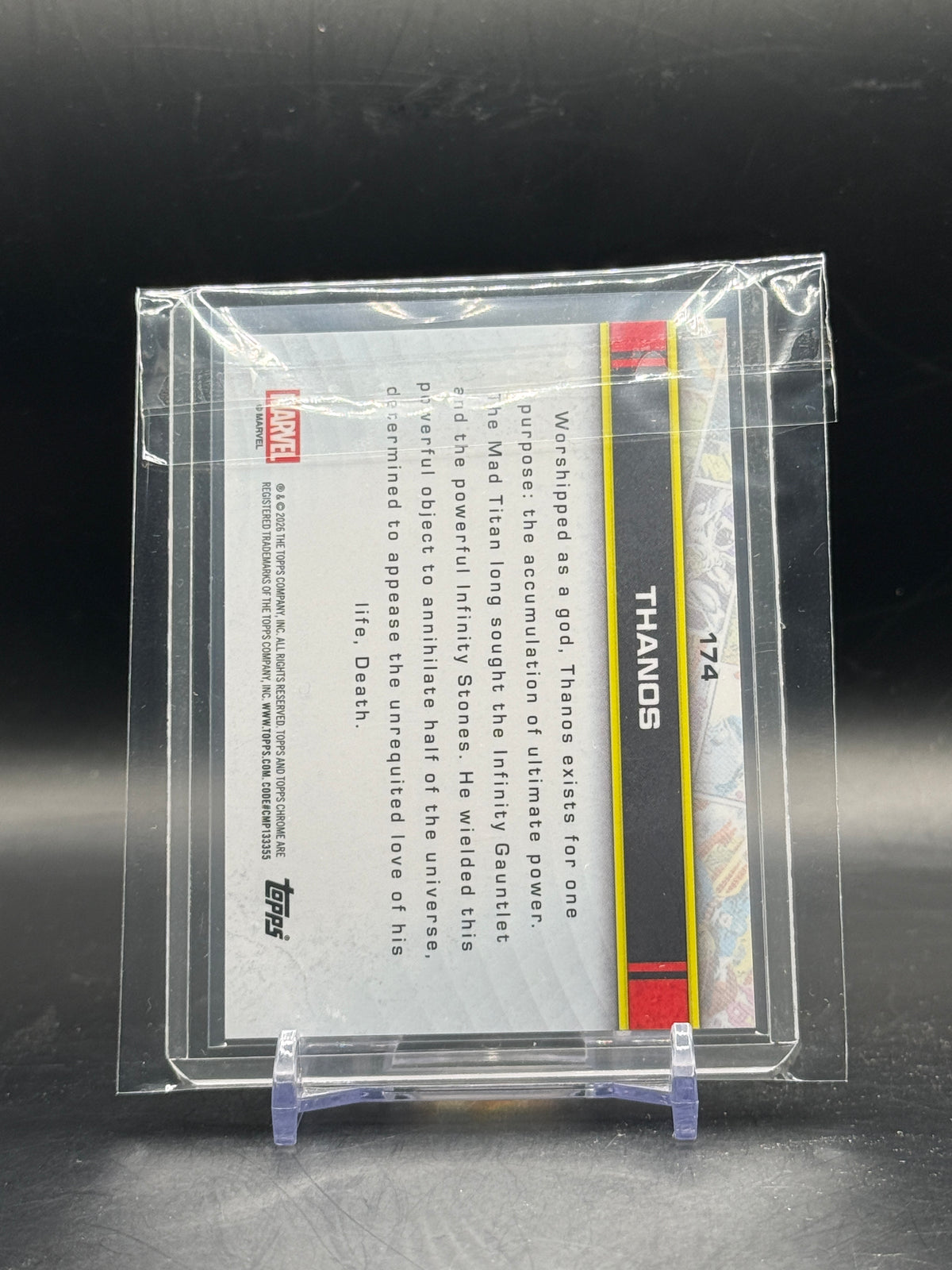2026 Topps Marvel Chrome Sapphire Thanos