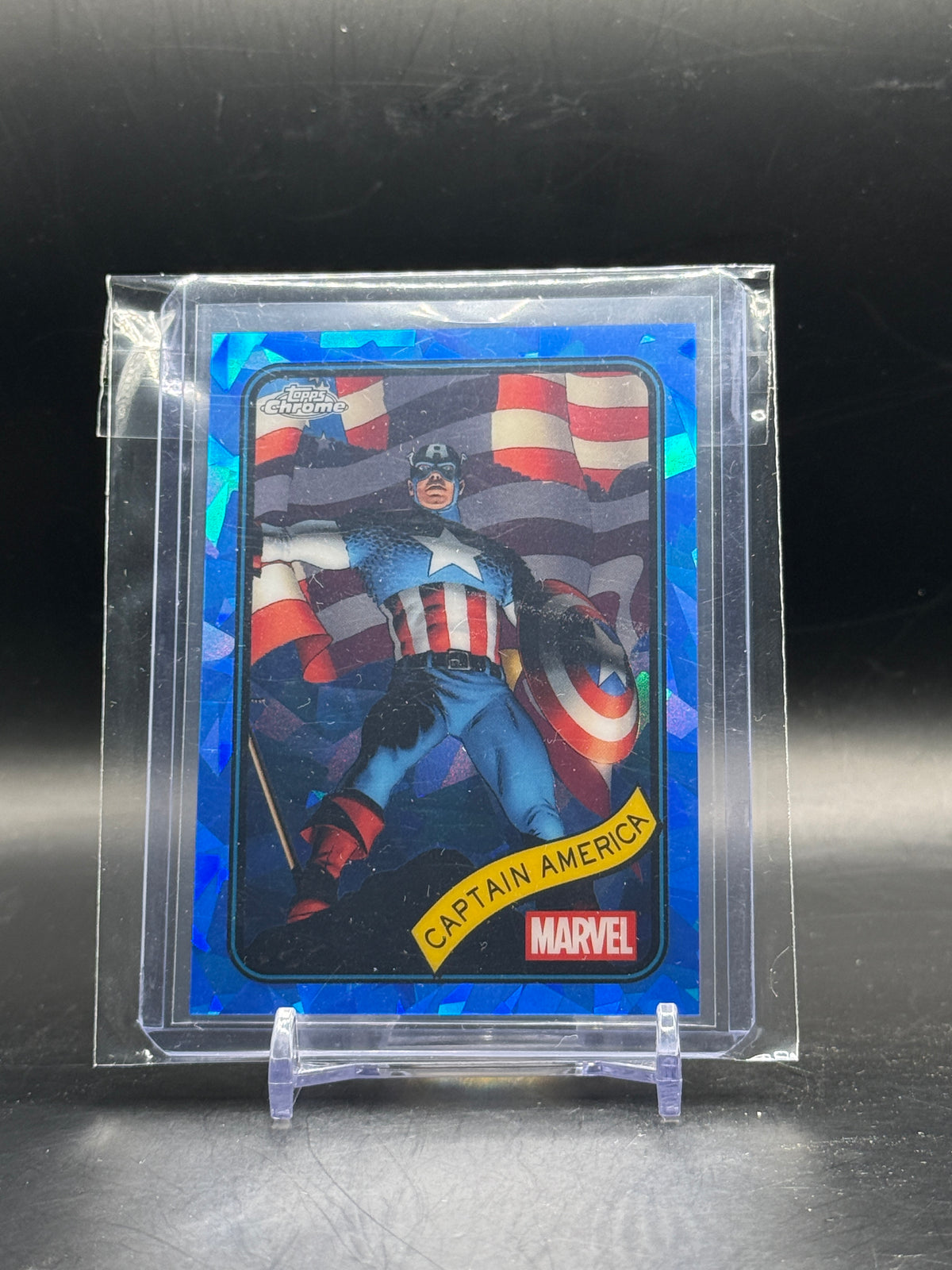 2025 Topps Marvel Chrome Sapphire Captain America