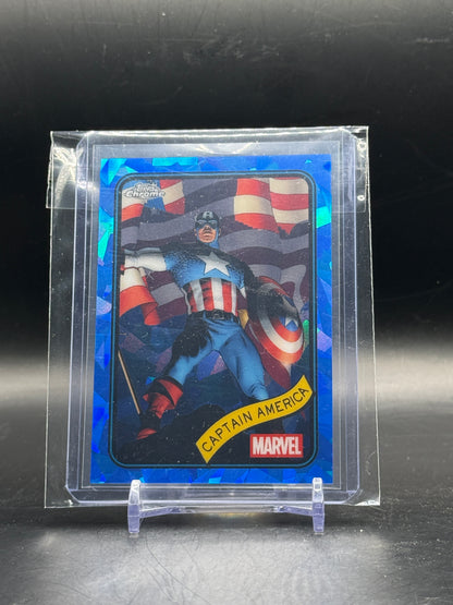 2025 Topps Marvel Chrome Sapphire Captain America
