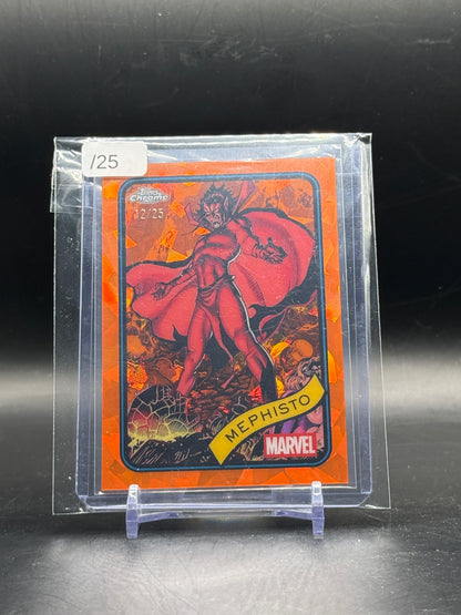 2025 Topps Marvel Chrome Sapphire Mephisto 12/25