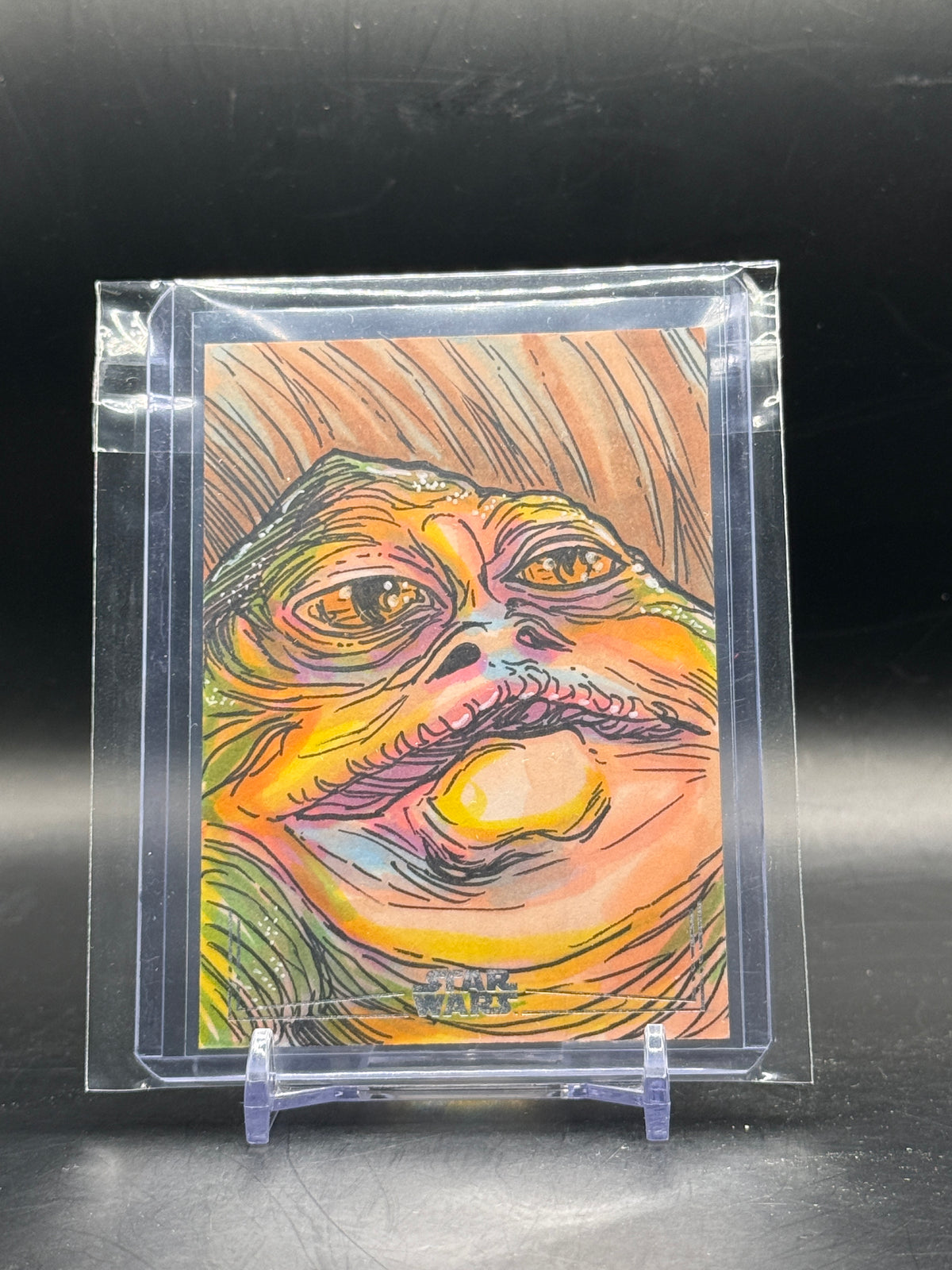 2026 Topps Star Wars Chrome Jabba the Hutt Elvin A. Hernandez Sketch