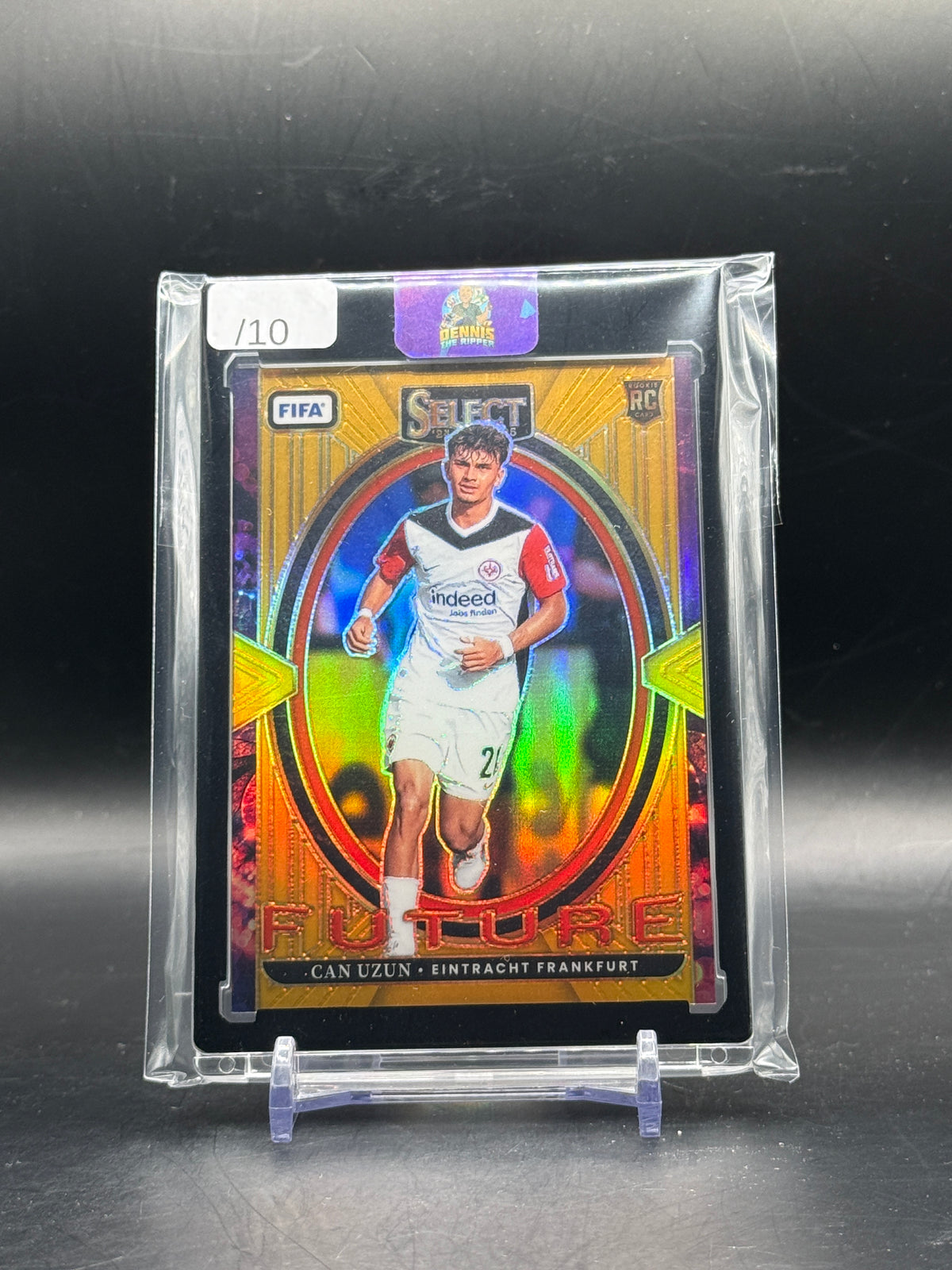 2024-25 Panini Select FIFA Can Uzun Eintracht Frankfurt Future Gold 04/10
