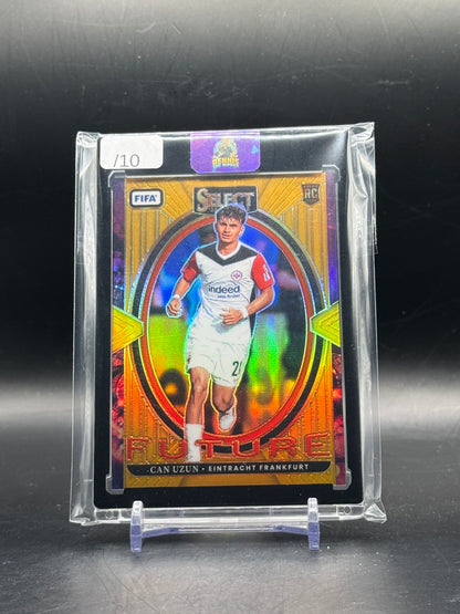 2024-25 Panini Select FIFA Can Uzun Eintracht Frankfurt Future Gold 04/10