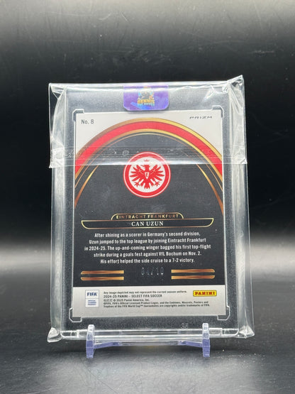 2024-25 Panini Select FIFA Can Uzun Eintracht Frankfurt Future Gold 04/10