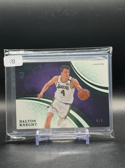 2024-25 Panini Immaculate NBA Dalton Knecht Los Angeles Lakers 4/8