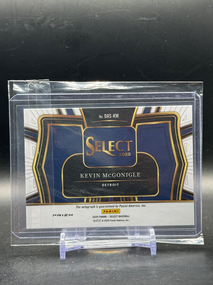 2025 Panini Select MLB Kevin McGonigle Detroit Tigers Diamond Action Auto