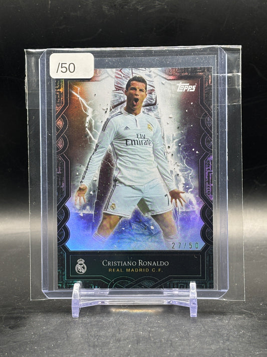 2023-24 Topps Real Madrid Cristiano Ronaldo MO-10 27/50