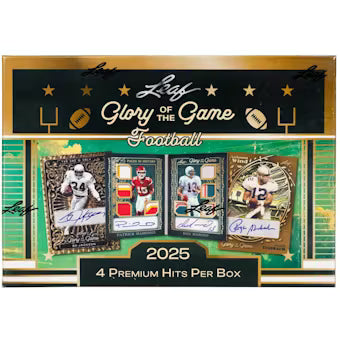 2025 Leaf Glory of the Game Football Hobby Box